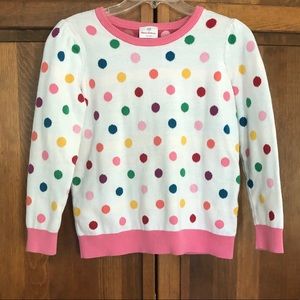 Hanna Andersson Size 140 - Polka Dot Sweater